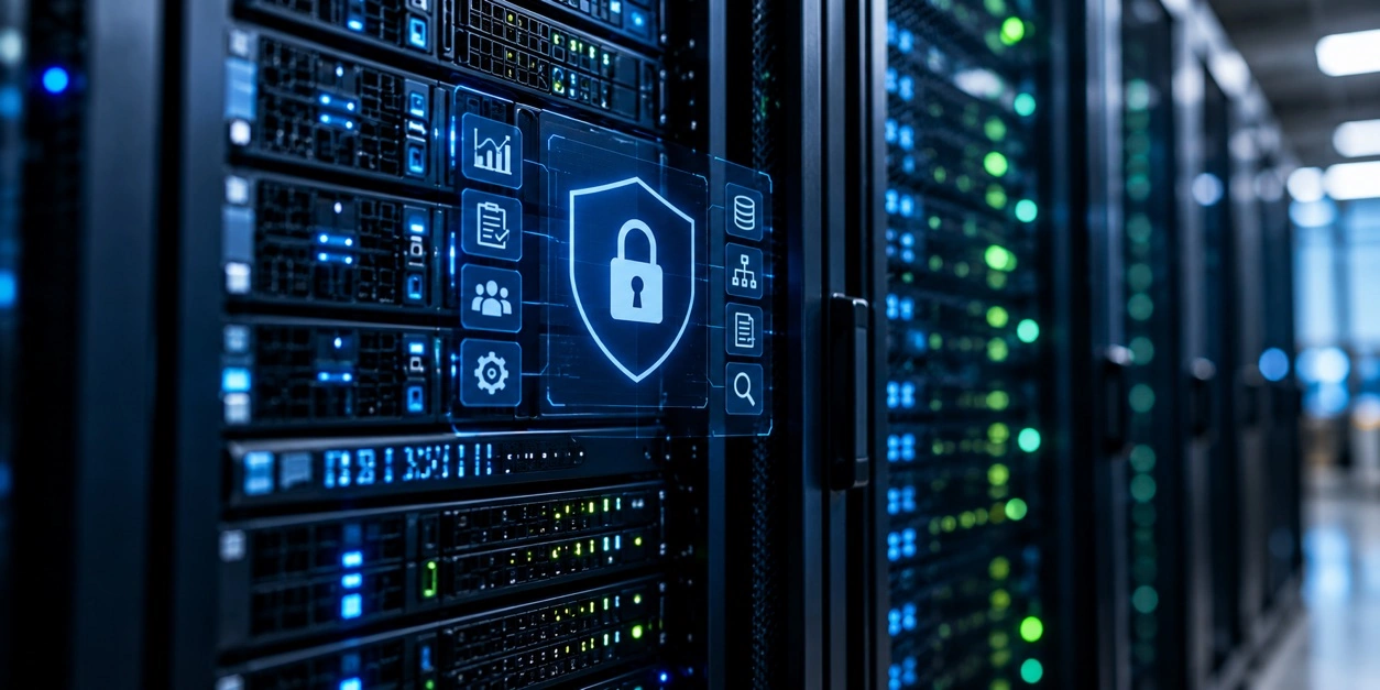 AI Governance — industrial editorial image