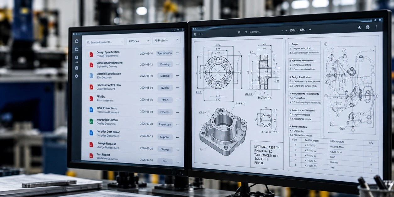 Document Intelligence — industrial editorial image