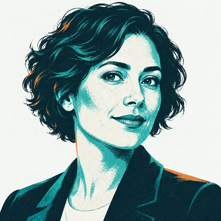 Fictional illustrated portrait placeholder for Alex Carter.